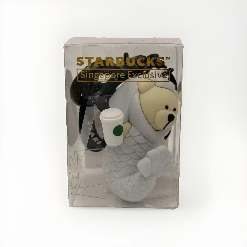 Starbucks Singapore Merlion Bearista Bear Keychain Exclusive‎ NWT Figurine 2026